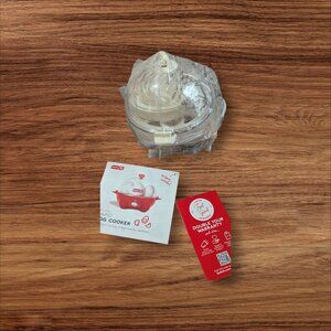 Dash Rapid Egg Cooker DEC005 White 6 Egg Capacity Auto-Off 360 Watts New In Box